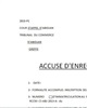 Accusé d'enregistrement